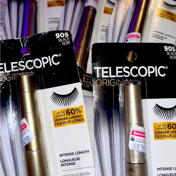 2 New L’OREAL PARIS Telescopic Intense Length Mascara - Picture 4 of 7
